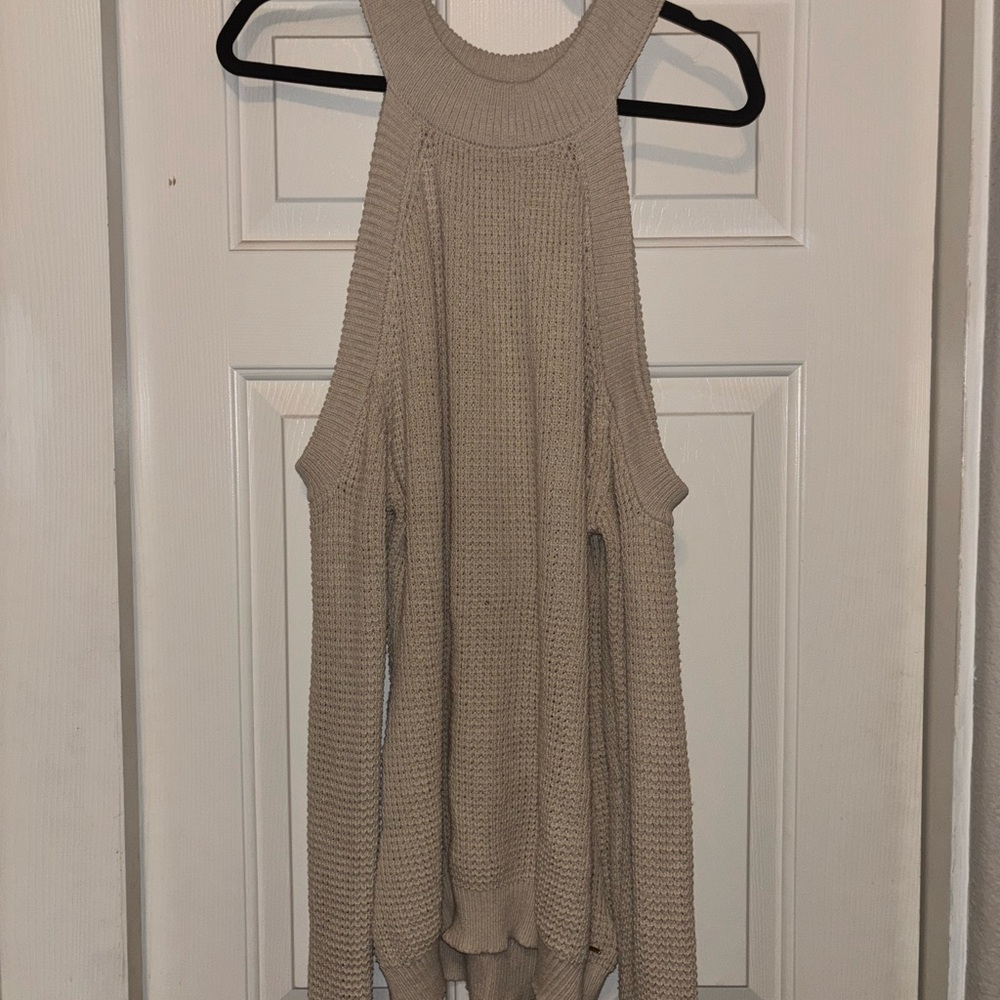 Guess Light Beige Knit Top